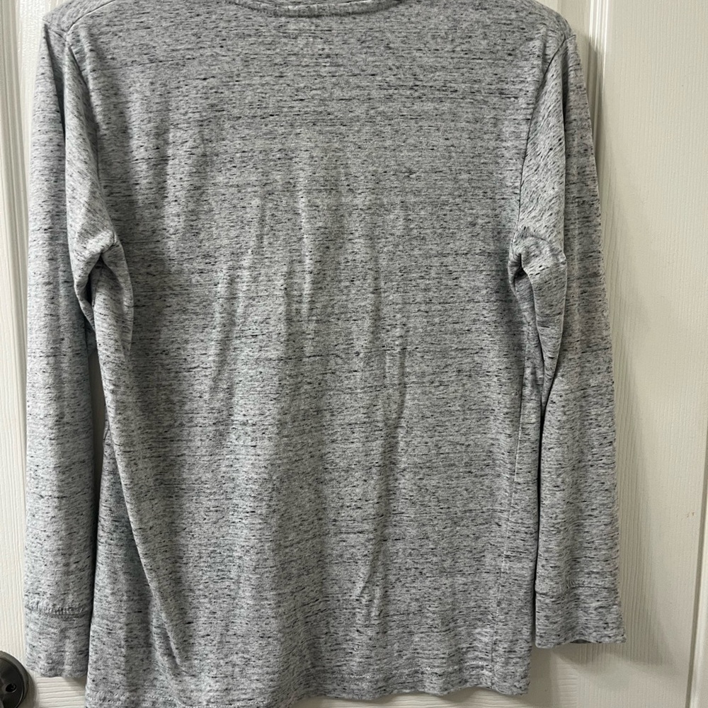 Gray Henley Shirt - Picture 2 of 3